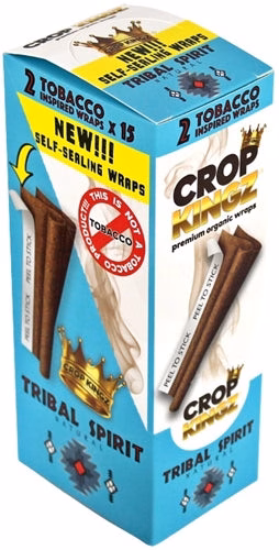 Crop Kingz Tobacco Inspired Self-Sealing Organic Wraps - Tribal Spirit