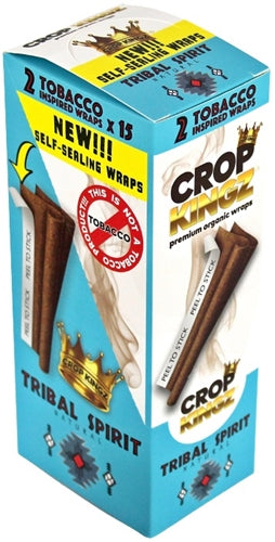 Crop Kingz Tobacco Inspired Self-Sealing Organic Wraps - Tribal Spirit