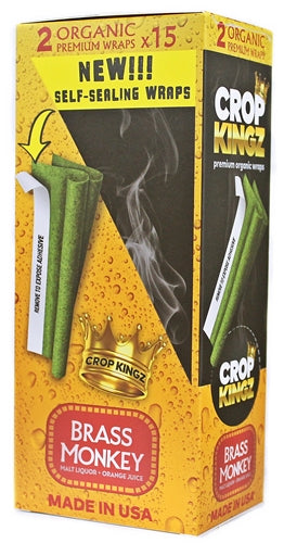 Crop Kingz Premium Hemp Wraps - Brass Monkey