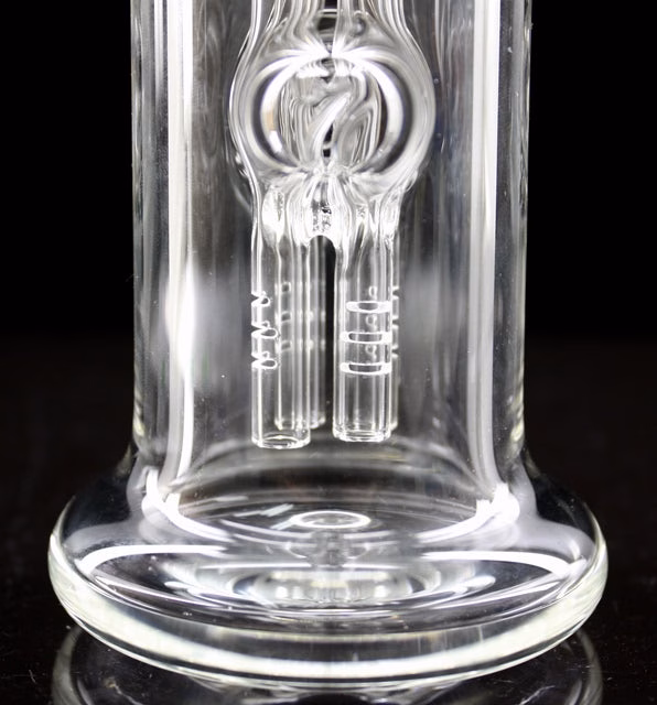 7mm 9" Custom Creations Science Burb Quadstem Water Pipe BR1