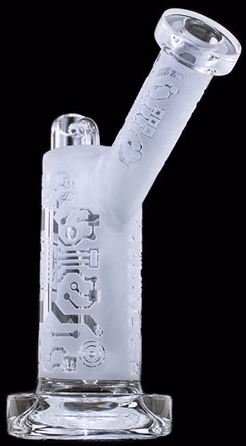 7" Microchipped Etched Capsule Banger Hanger Oil Rig Water Pipe