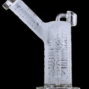 7" Microchipped Etched Capsule Banger Hanger Oil Rig Water Pipe