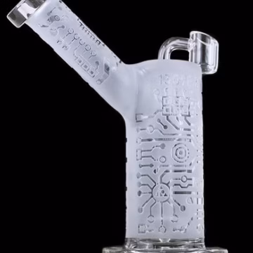 7" Microchipped Etched Capsule Banger Hanger Oil Rig Water Pipe