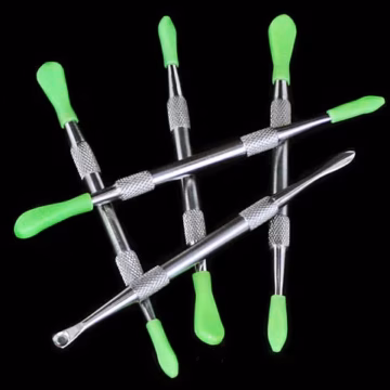 20ct 4" Dab Tool - Silver with Tips