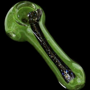3" Dichroic Strip Frit Spoon Hand Pipe