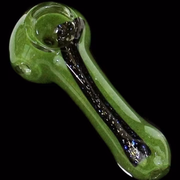 3" Dichroic Strip Frit Spoon Hand Pipe