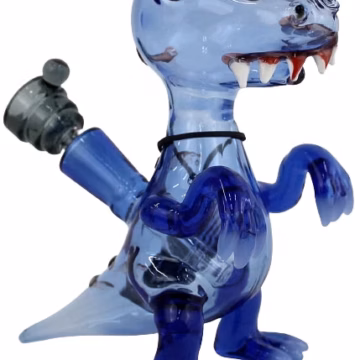 6" Sharptooth Dino Water Pipe