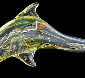 6" Animal Glass Pipe - Dolphin