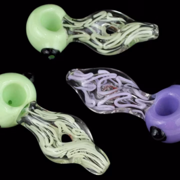 4ct 4" Donut Vortex Twist Hand Pipe