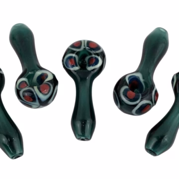 10ct 3" Corolla Dot Spoon Hand Pipe