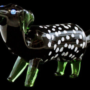 5" Dot Dog Animal Pipe
