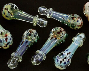 3ct 4" Dot Rim Fuming Hand Pipe