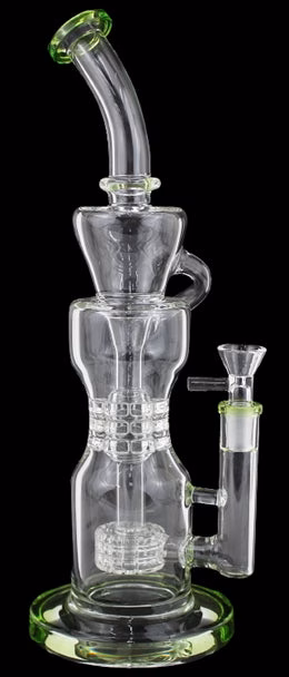 13" Incycler Brick Perk Curve Water Pipe