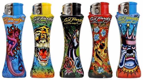Ed Hardy Curve Refillable Lighters EH-LT-162