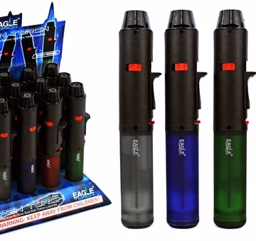 Eagle Torch 7" Soft-Touch Pen Torch Lighters 12pk