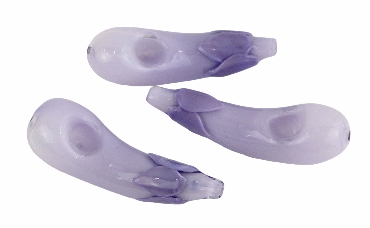 3ct 4" Eggplant Hand Pipe