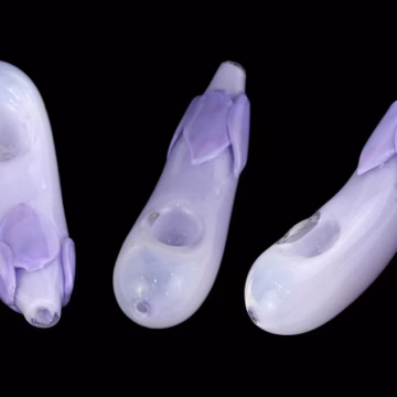 3ct 4" Eggplant Hand Pipe