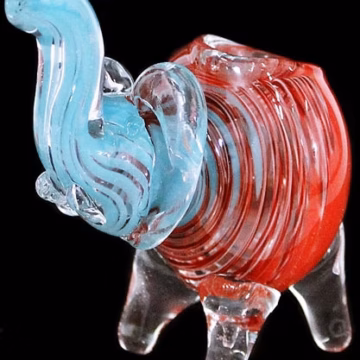 3" Baby Elephant Animal Pipe