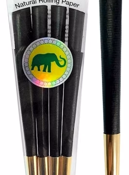 Beautiful Burns 8pk Pre-Rolled 98mm Designer Cones - Black And Gold