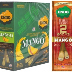 Endo Pre-Rolled Hemp Wraps - Mango