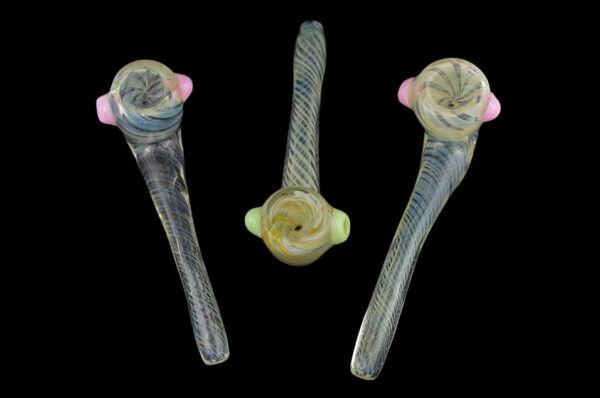 4ct 5" Essential Fuming Spiral Art Sherlock Hand Pipe - Image 4