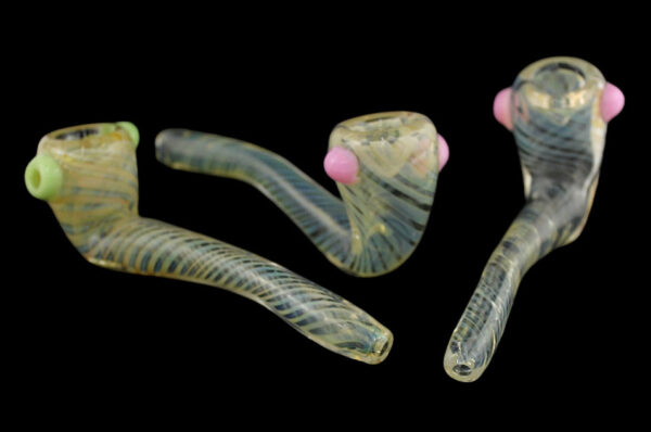 4ct 5" Essential Fuming Spiral Art Sherlock Hand Pipe - Image 5
