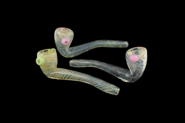 4ct 5" Essential Fuming Spiral Art Sherlock Hand Pipe