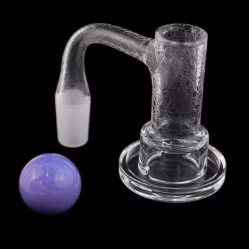 Fully Weld Etched Slurper w/ Marble and Pearls Set