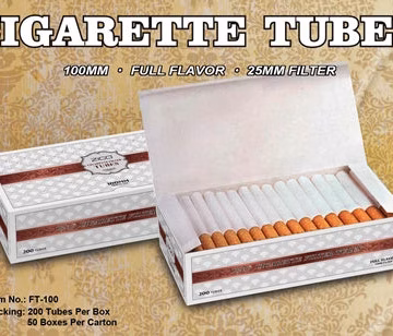 Zico Filtered Cigarette Tubes - 100s 50ct