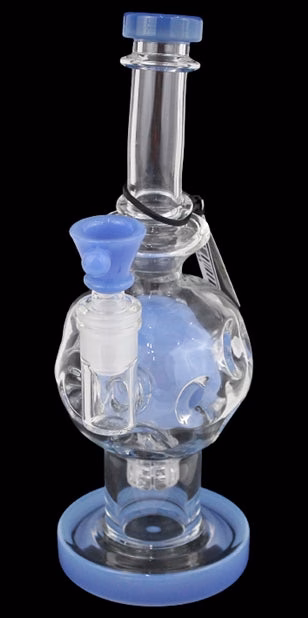 9" Fab Egg Color Rim Curve Water Pipe - Image 4
