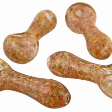 10ct 3" Flaming Frit Spoon Hand Pipe Assortment