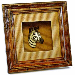 Framed Zebra Mount