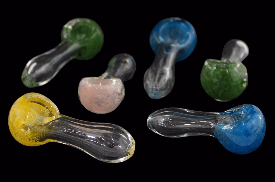 10ct 2.5" Mini Frit Head Hand Pipe Assortment