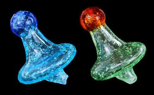 10ct Frit Color Art Top Airflow UFO Carb Cap Assortment