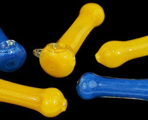 6ct 4" Frit Color Marble Spoon Assortment