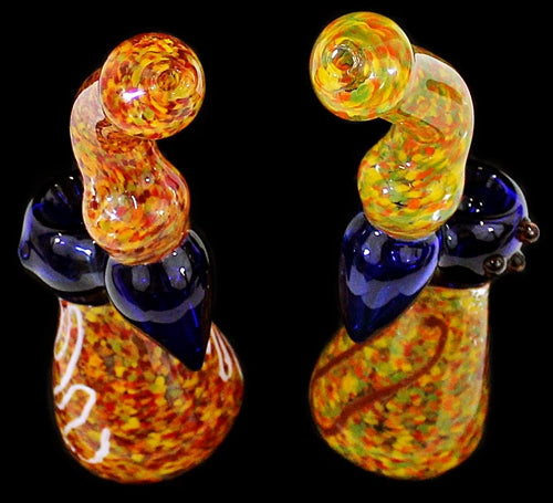 2ct 8" Frit Tube Color Bowl Bubbler
