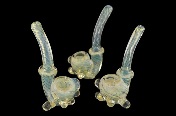 3ct 5" Marble Grip Fuming Sherlock Hand Pipe - Image 4