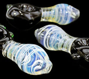 4ct 5" Fuming Tube Color Head Art Hand Pipe