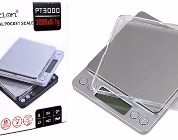 Fuzion 3000g x 0.1g Digital Scale PT-3000
