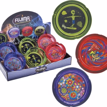 Glass Ashtray - Trippy Vibes 6pk