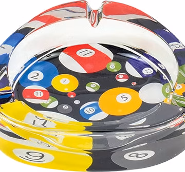 Pool Ball Glass Ashtray GA79