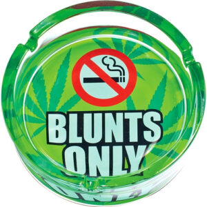 6.25" Blunts Only - Large Glass Ashtray