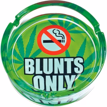 6.25" Blunts Only - Large Glass Ashtray