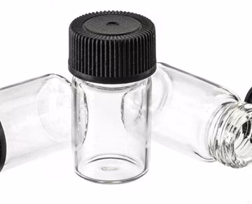 Screw Cap Glass Vials - GV1 - 144pk - 1.0ML