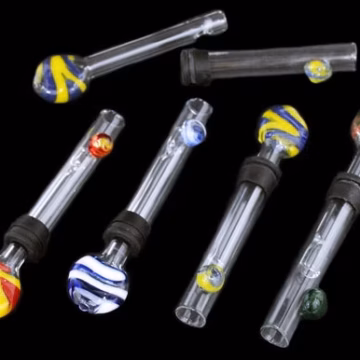 4ct 4" Glass Blunt Assortment