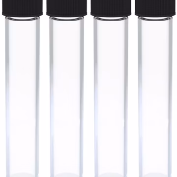 20ct Glass Preroll Cigar Tube With Child Safety Cap