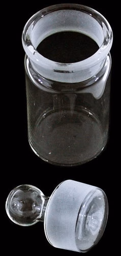 Glass On Glass Stash Jar - Large