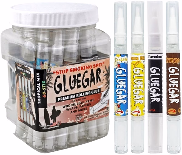 Gluegar Gostix Rolling Glue - Tropical Mix 28pk Tub