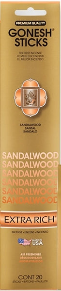 12ct Gonesh Extra Rich Stick - Sandalwood