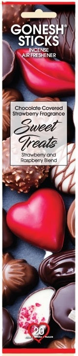 12ct Gonesh - Sweet Treats Incense Sticks - Chocolate Covered Strawberry